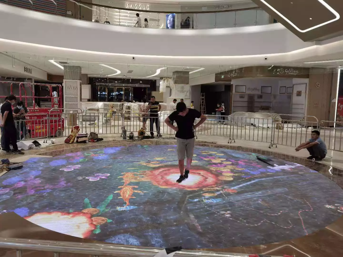 indoor Interactive LED floor screen