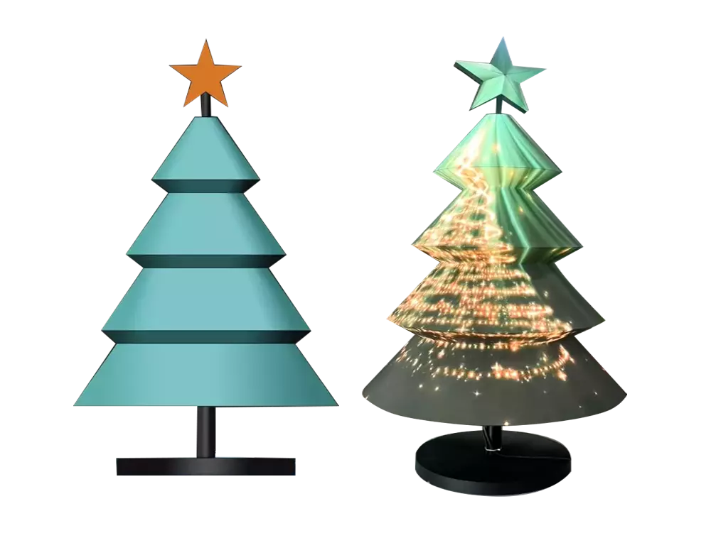 Christmas Trees LED Screen